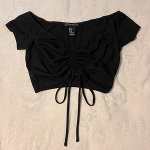 Night Out Off Shoulder Crop Top